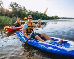 vízi mulatság a Balatonon