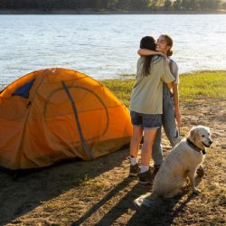 Kempingezés a Balatonon